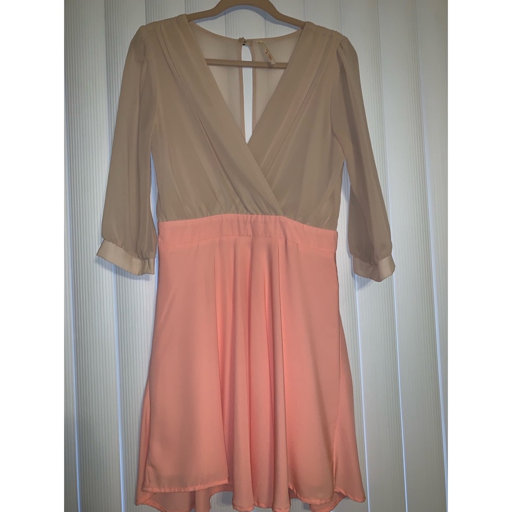 My Story Nude/Blush Cocktail Dress